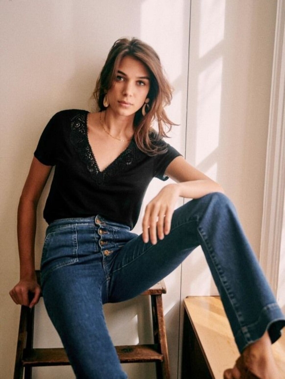 Sezane Mina Tee T-shirt - Picture 2 of 10